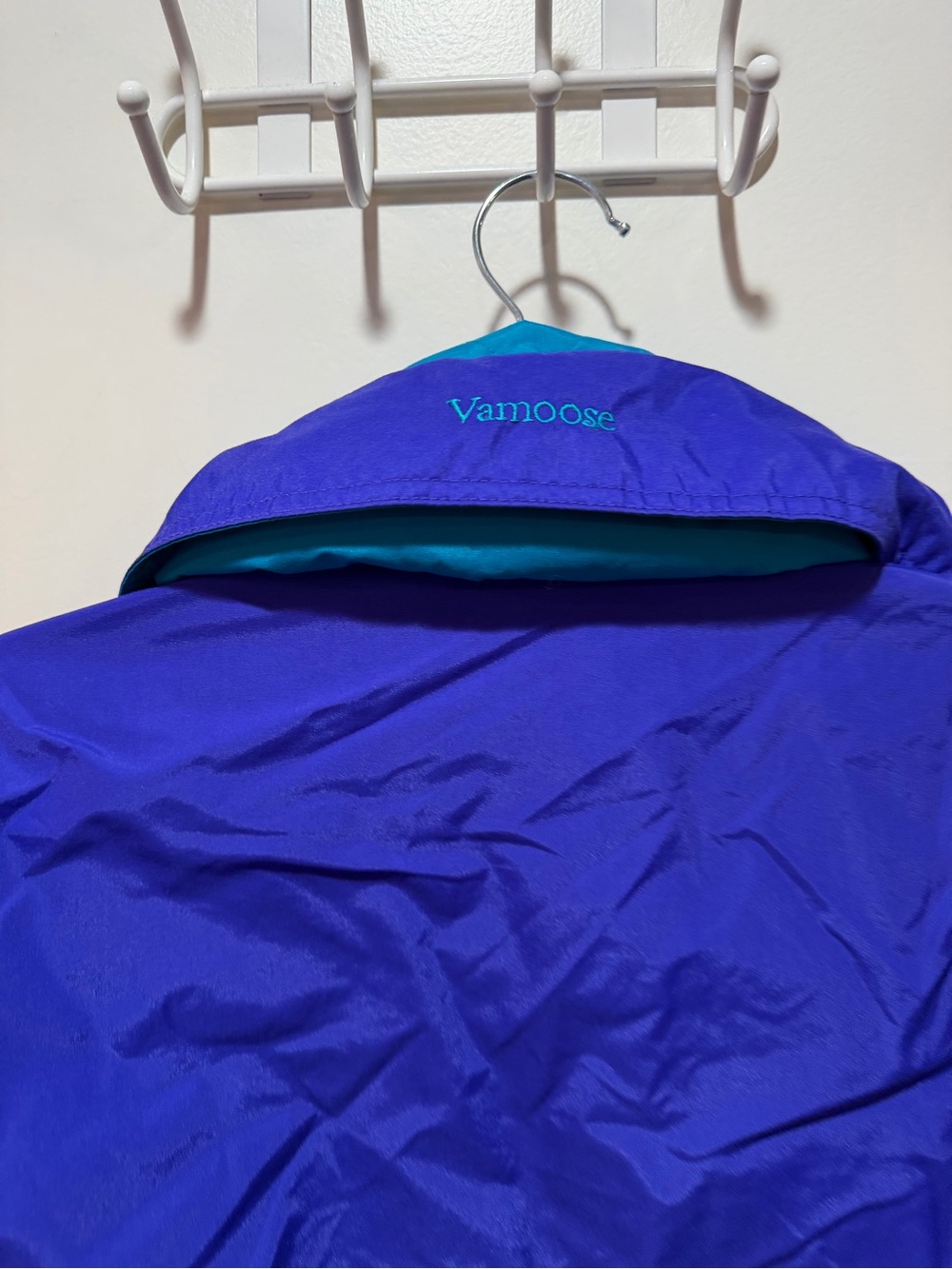 Columbia vintage' Teal & Purple Colorblock Jacket - Picture 5 of 5